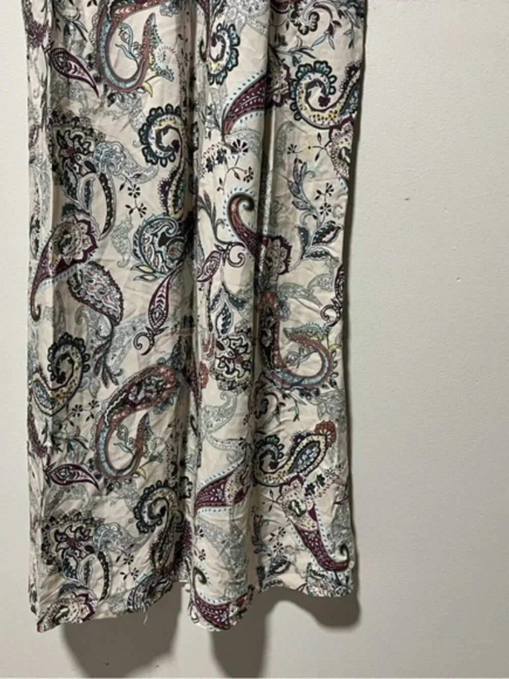 Reitmans Paisley Print Sleeveless Maxi Dress Size XS